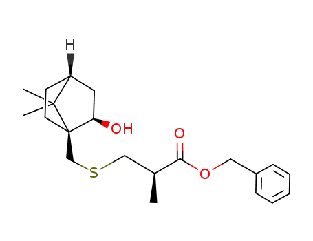 (2R)-benzyl 3-[(1S,2R,4R)-2-hydroxybornane-10-sulfenyl]-2-methylpropionate