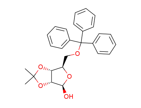 2,3-O-(1-메틸에틸리덴)-5-O-(트리페닐메틸)-베타-D-리보푸라노스