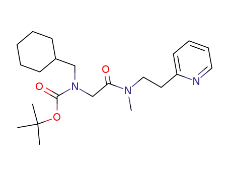 1,1-dimethylethyl N-(cyclohexyl)-N-<2-<methyl<2-(2-pyridyl)ethyl>amino>-2-oxoethyl>carbamate
