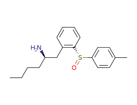 (1R)-1-{(S)-2-[p-toluenesulfinyl]benzyl}pentylamine