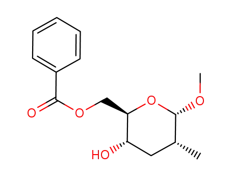 Benzoic acid (2R,3S,5R,6S)-3-hydroxy-6-methoxy-5-methyl-tetrahydro-pyran-2-ylmethyl ester