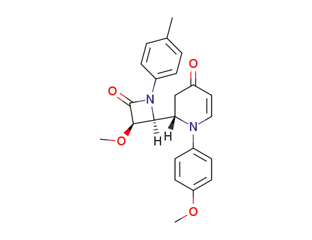 2-(3-methoxy-4-oxo-1-<i>p</i>-tolyl-azetidin-2-yl)-1-(4-methoxy-phenyl)-2,3-dihydro-1<i>H</i>-pyridin-4-one