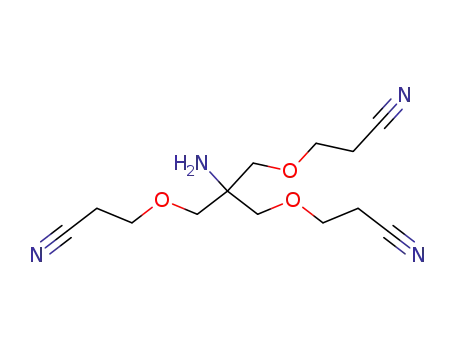 Propanenitrile,
3,3'-[[2-amino-2-[(2-cyanoethoxy)methyl]-1,3-propanediyl]bis(oxy)]bis-
