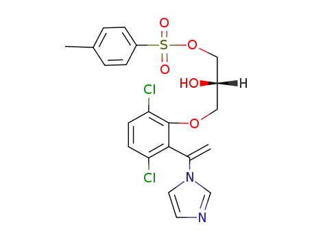 Molecular Structure of 90742-96-4 (1,2-Propanediol,
3-[3,6-dichloro-2-[1-(1H-imidazol-1-yl)ethenyl]phenoxy]-,
1-(4-methylbenzenesulfonate), (S)-)