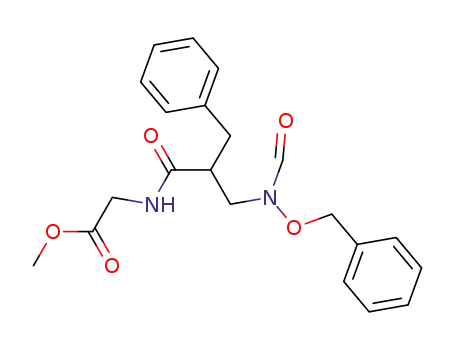 N-<3(RS)-<N-(benzyloxy)-N-formylamino>-1-oxo-2-benzylpropyl>glycine methyl ester