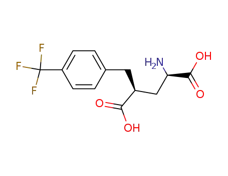 Molecular Structure of 207508-60-9 ((4S)-4-(4-TRIFLUOROMETHYL-BENZYL)-L-GLUTAMIC ACID)