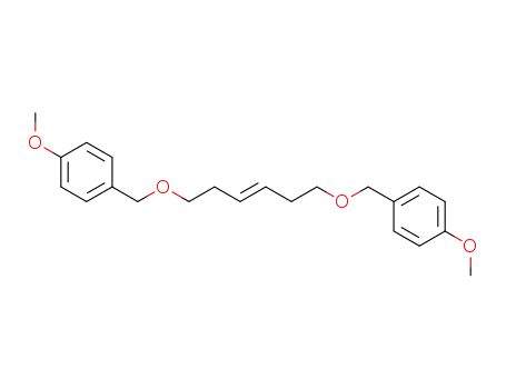 Molecular Structure of 489440-09-7 (Benzene, 1,1'-[(3E)-3-hexene-1,6-diylbis(oxymethylene)]bis[4-methoxy-)