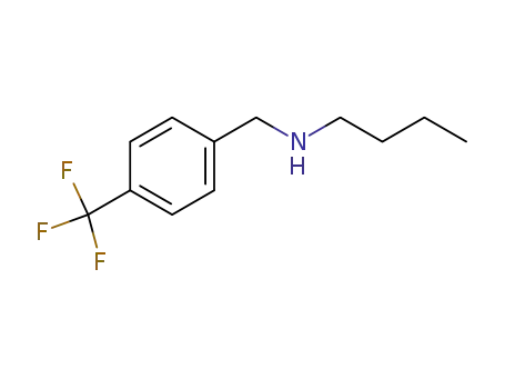 Molecular Structure of 90390-14-0 (butyl({[4-(trifluoromethyl)phenyl]methyl})amine)