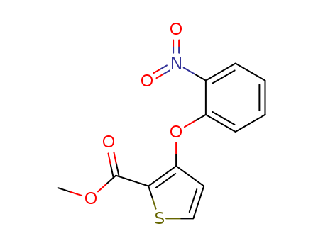 2-Thiophenecarboxylicacid, 3-(2-nitrophenoxy)-, methyl ester