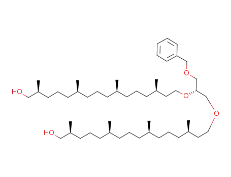 1-Hexadecanol,
16,16'-[[(1S)-1-[(phenylmethoxy)methyl]-1,2-ethanediyl]bis(oxy)]bis[2,6,
10,14-tetramethyl-, (2S,2'S,6S,6'S,10R,10'R,14R,14'R)-