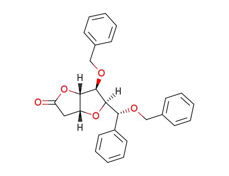 3,6-anhydro-5,7-di-O-benzyl-2-deoxy-7-C-phenyl-D-glycero-D-ido-heptono-1,4-lactone