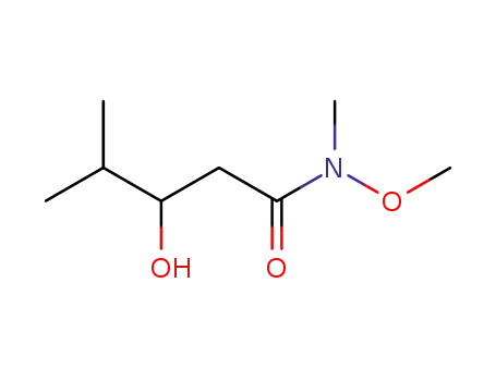 3-hydroxy-4-methyl-N-methoxy-N-methyl-pentanamide