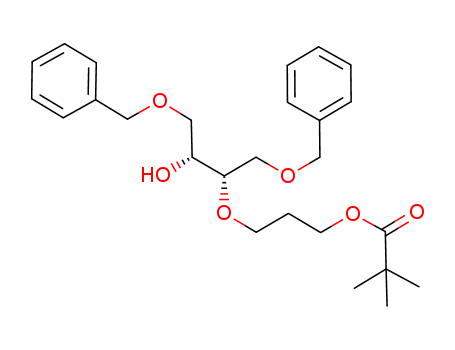 (2R,3S)-1,4-dibenzyloxy-3-(3-pivaloyloxypropoxy)butan-2-ol