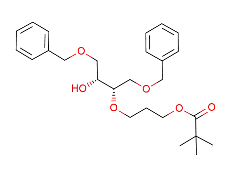 Propanoic acid, 2,2-diMethyl-,3-[(1S,2R)-2-hydroxy-3-(phenylMethoxy)-1-[(phenylMethoxy)Methyl]propoxy]propyl ester