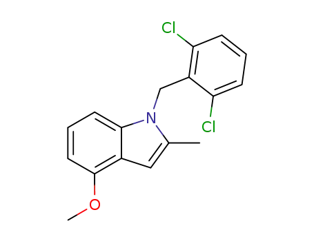 1H-Indole, 1-[(2,6-dichlorophenyl)methyl]-4-methoxy-2-methyl-