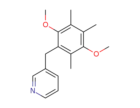Pyridine, 3-[(2,5-dimethoxy-3,4,6-trimethylphenyl)methyl]-