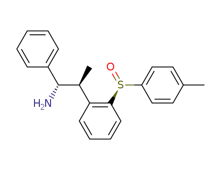 (1S,2S)-1-phenyl-2-[(S)-2-(p-toluenesulfinyl)phenyl]propylamine
