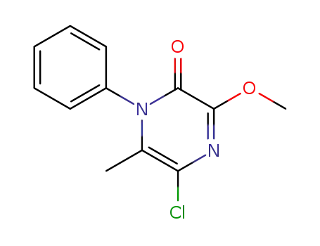 5-chloro-3-methoxy-6-methyl-1-phenyl-pyrazin-2(1H)-one