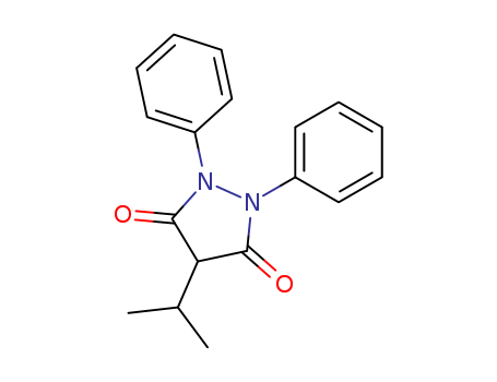 3,5-Pyrazolidinedione, 4-(1-methylethyl)-1,2-diphenyl-