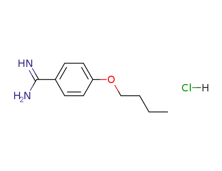 Benzamidine, p-butoxy-, monohydrochloride