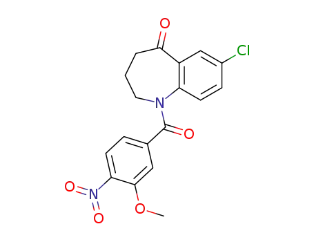 7-chloro-1-(3-methoxy-4-nitrobenzoyl)-5-oxo-2,3,4,5-tetrahydro-1H-1-benzazepine