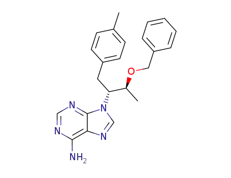 (2S,3R)-3-(6-aminopurin-9-yl)-2-(benzyloxy)-4-(4-methylphenyl)butane