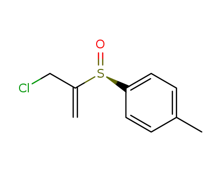 Molecular Structure of 261900-93-0 (Benzene, 1-[(S)-[1-(chloromethyl)ethenyl]sulfinyl]-4-methyl-)