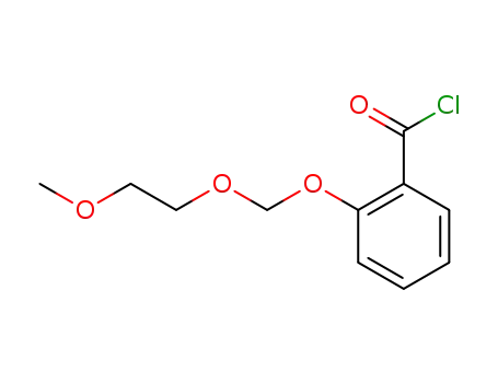 Molecular Structure of 148875-53-0 (2-(2-Methoxy-ethoxymethoxy)-benzoyl chloride)