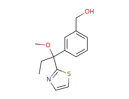 [3-(1-Methoxy-1-thiazol-2-yl-propyl)-phenyl]-methanol