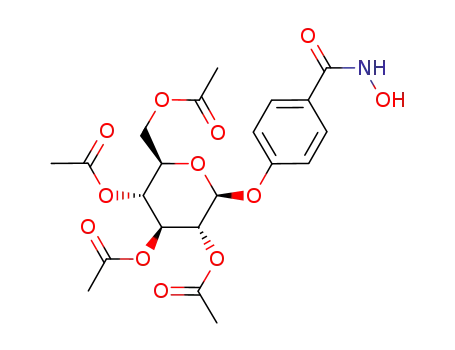 Acetic acid (2S,3R,4S,5R,6R)-4,5-diacetoxy-6-acetoxymethyl-2-(4-hydroxycarbamoyl-phenoxy)-tetrahydro-pyran-3-yl ester