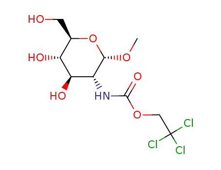 Methyl 2-(2',2',2'-trichloroethoxycarbonylamino)-2-deoxy-α-D-glucopyranoside