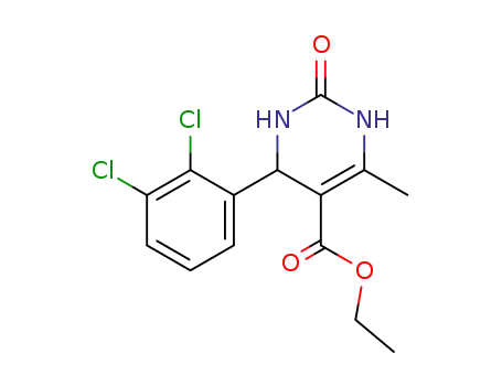 5-Pyrimidinecarboxylic acid,
4-(2,3-dichlorophenyl)-1,2,3,4-tetrahydro-6-methyl-2-oxo-, ethyl ester