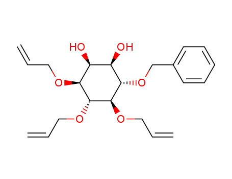 (-)-3,4,5-tri-O-allyl-6-O-benzyl-myo-inositol