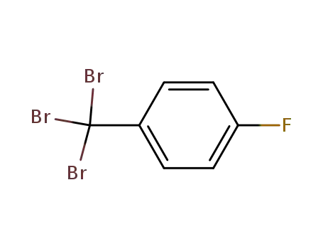 Molecular Structure of 24572-48-3 (Benzene, 1-fluoro-4-(tribromomethyl)-)
