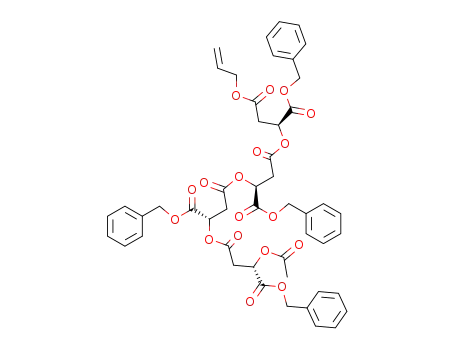 (S)-2-[(S)-3-((S)-3-Acetoxy-3-benzyloxycarbonyl-propionyloxy)-3-benzyloxycarbonyl-propionyloxy]-succinic acid 4-((S)-2-allyloxycarbonyl-1-benzyloxycarbonyl-ethyl) ester 1-benzyl ester