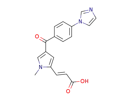 (E)-3-[4-(4-Imidazol-1-yl-benzoyl)-1-methyl-1H-pyrrol-2-yl]-acrylic acid