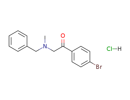 Ethanone,1-(4-bromophenyl)-2-[methyl(phenylmethyl)amino]-, hydrochloride (1:1) cas  6291-68-5