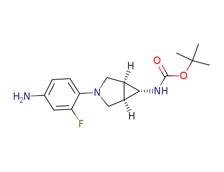 [(1R,5S,6S)-3-(4-Amino-2-fluoro-phenyl)-3-aza-bicyclo[3.1.0]hex-6-yl]-carbamic acid tert-butyl ester