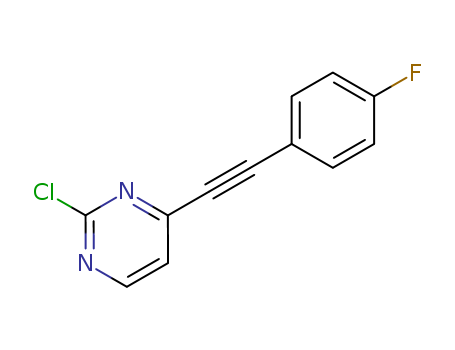2-chloro-4-[2-(4-fluorophenyl)ethynyl]Pyrimidine