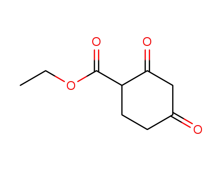 Molecular Structure of 77548-33-5 (ethyl 2,4-dioxocyclohexane-1-carboxylate)