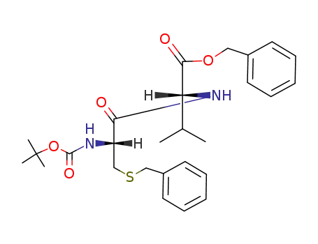 N-(tert-butyloxycarbonyl)-S-benzyl-L-cysteinyl-D-valine benzyl ester