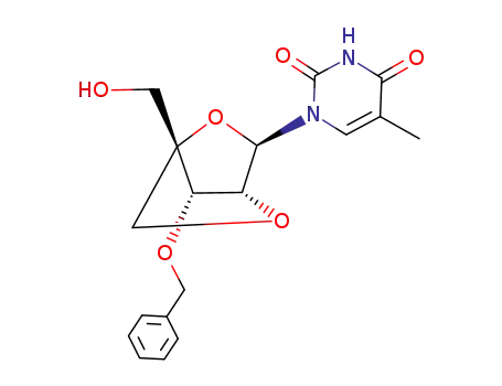 (1S,3R,4R,7S)-7-benzyloxy-1-hydroxymethyl-3-(thymin-1-yl)-2,5-dioxabicyclo[2.2.1]heptane