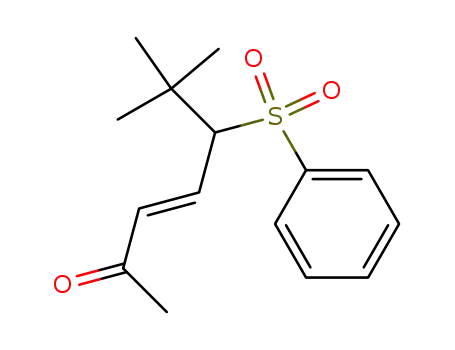 (E)-5-Benzenesulfonyl-6,6-dimethyl-hept-3-en-2-one