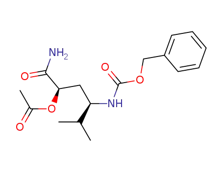 (1R,3R)-acetic acid 3-benzyloxycarbonylamino-1-carbamoyl-4-methylpentyl ester