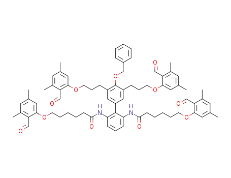 4-(benzyloxy)-3,5-bis<3-(2-formyl-3,5-dimethylphenoxy)propyl>-2',6'-bis<6-(2-formyl-3,5-dimethylphenoxy)hexanamido>biphenyl