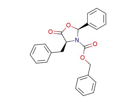 3-Oxazolidinecarboxylic acid, 5-oxo-2-phenyl-4-(phenylmethyl)-,
phenylmethyl ester, (2S,4S)-