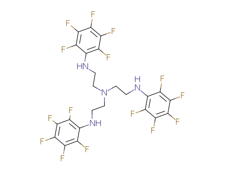 Molecular Structure of 155019-77-5 (2,2',2''-tris<(pentafluorophenyl)amino>triethylamine)