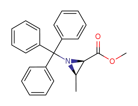 (2R,3R)-1-trityl-3-methyl-2-aziridinecarboxylic acid methyl ester