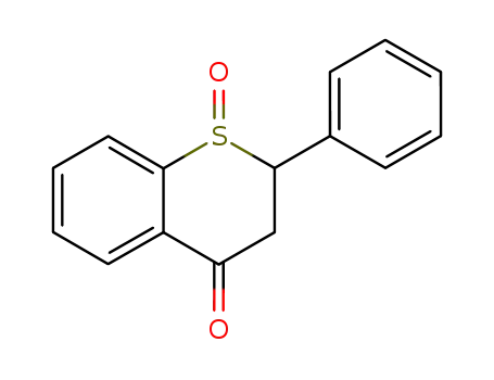 4H-1-Benzothiopyran-4-one, 2,3-dihydro-2-phenyl-, 1-oxide