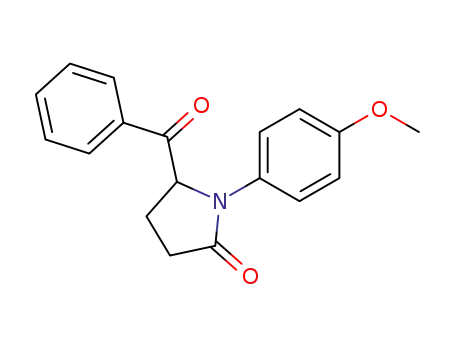 2-Pyrrolidinone, 5-benzoyl-1-(4-methoxyphenyl)-